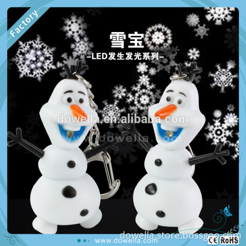 OEM christmas custom plastic keychain
